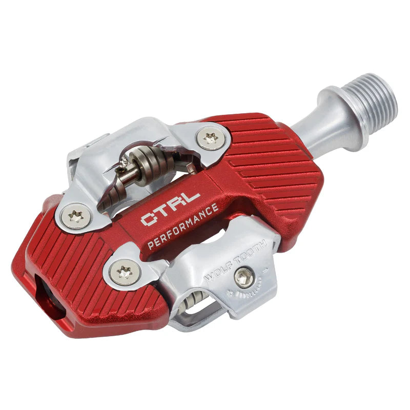 WOLF TOOTH CTRL TRAIL PERFORMANCE klikpedalen, rood