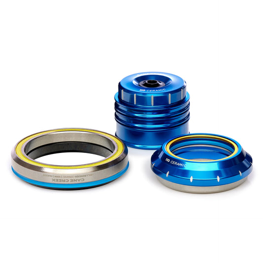 Geïntegreerde keramische conische balhoofdset CANE CREEK 110 1"1/8-1.5" IS42/IS52 30e verjaardag Blauw