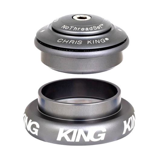 CHRIS KING INSET i8 1"1/8-1"1/4 ZS44/EC44 Matgrijs Semi-geïntegreerd / extern balhoofdset