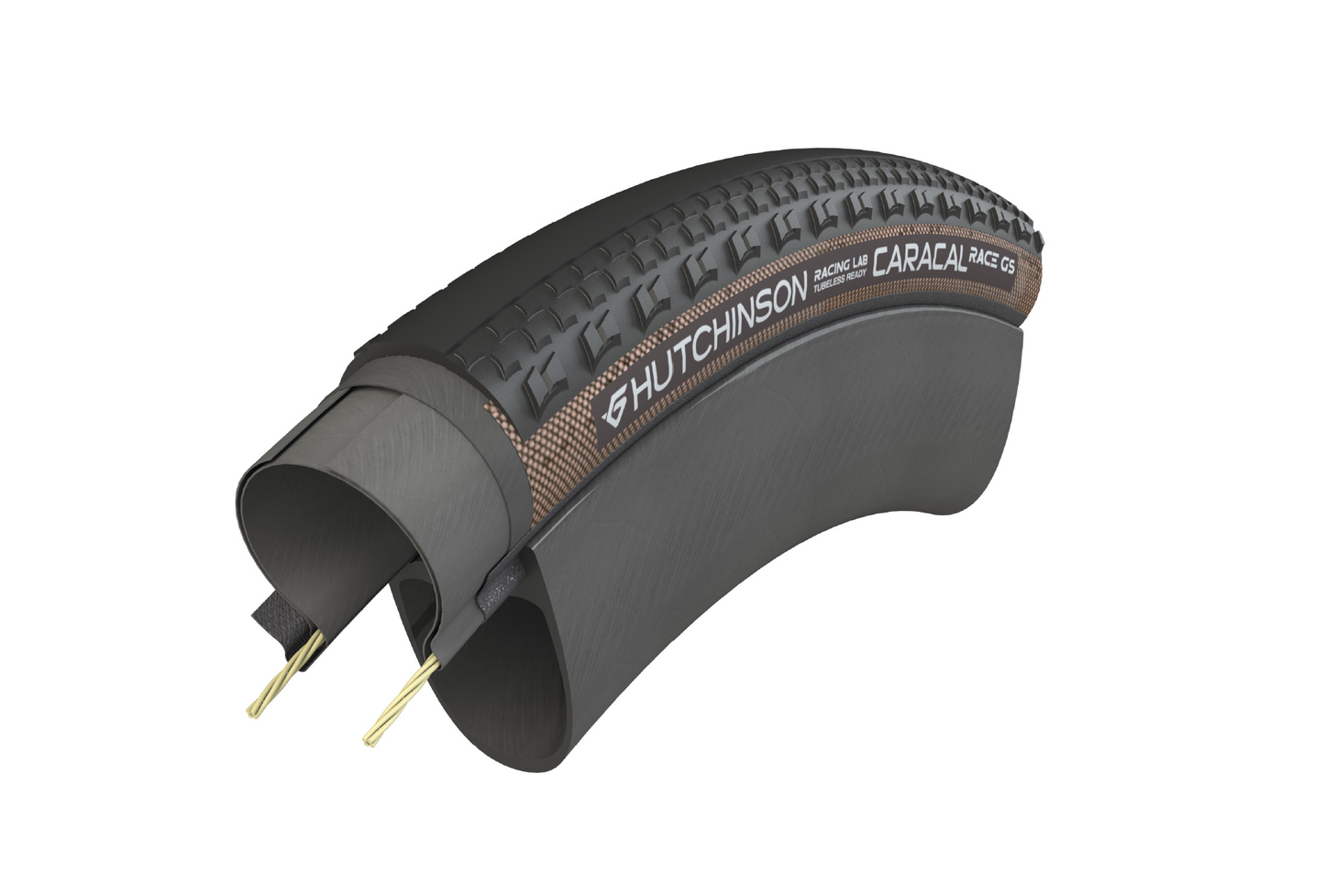 HUTCHINSON CARACAL RACE GS 700x40c Tubeless Ready band Grijs