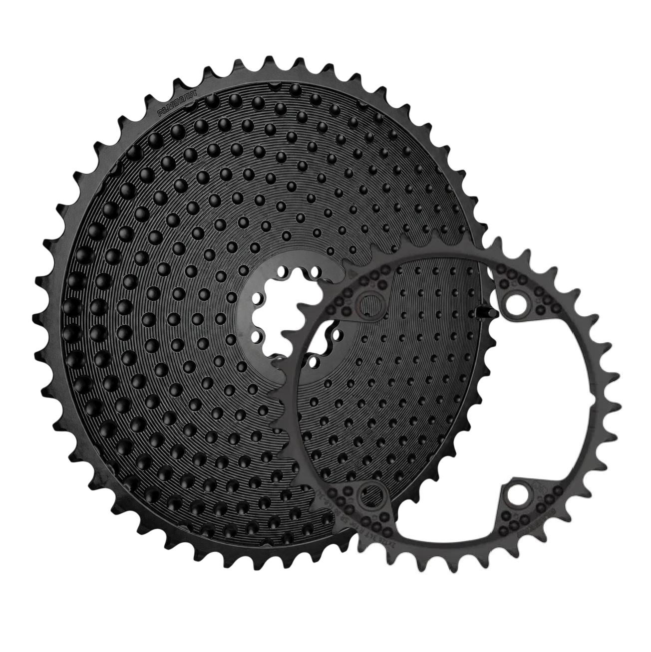 Paar Kettingbladen 12v ALUGEAR AERO 8 Gaten voor Sram