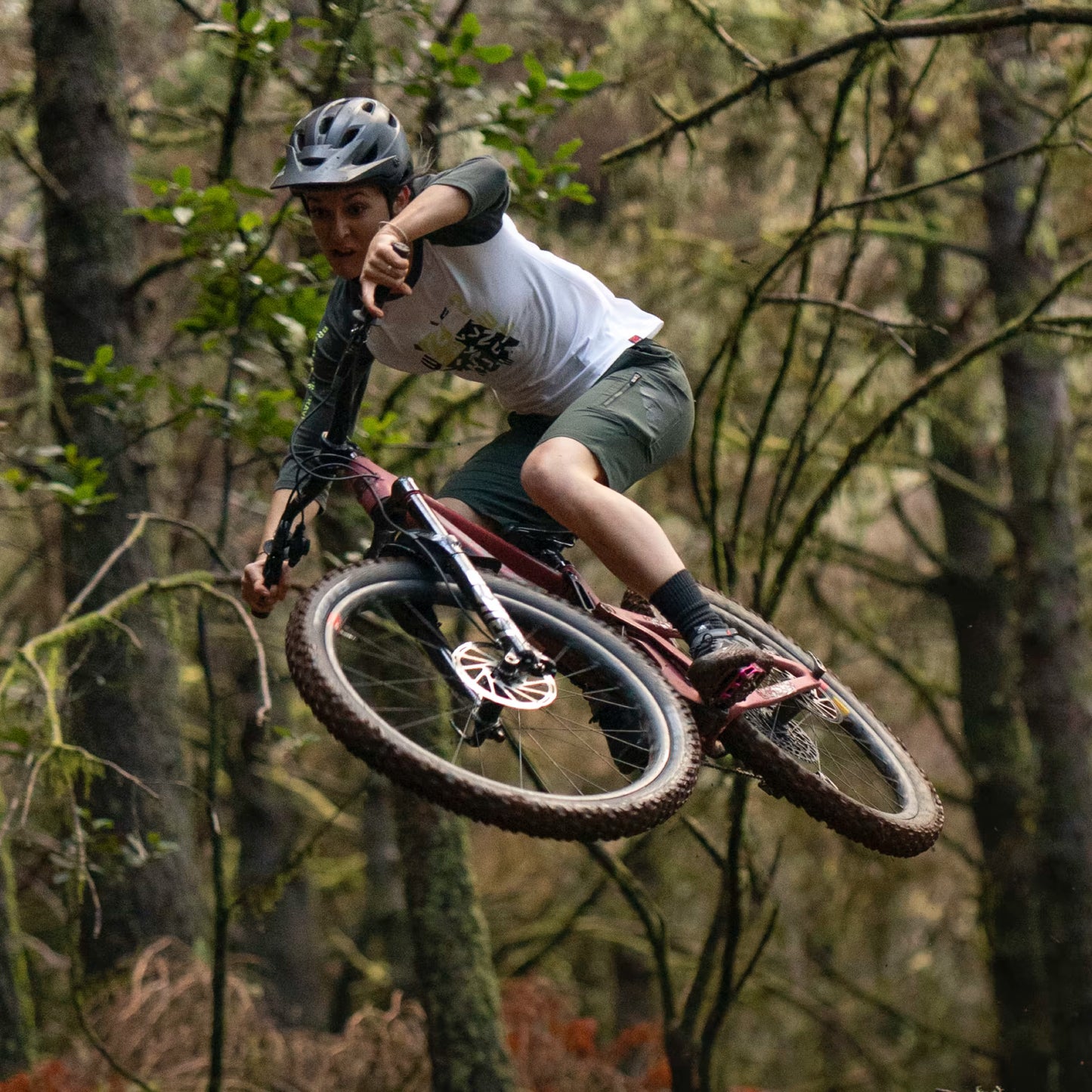 Five Ten TRAILCROSS CLIP-IN MTB Damesschoenen Zwart/Rood