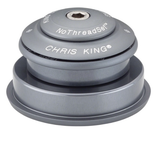 CHRIS KING INSET i2 1"1/8-1.5" ZS44/ZS56 matgrijs halfgeïntegreerd balhoofdset