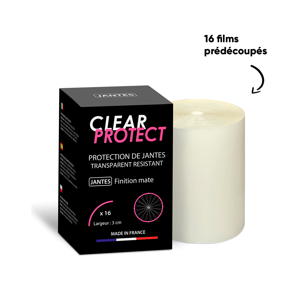 CLEARPROTECT Matte zelfklevende wielbeschermer