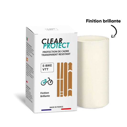 CLEARPROTECT Briljante zelfklevende framebeschermer voor E-bikes en mountainbikes