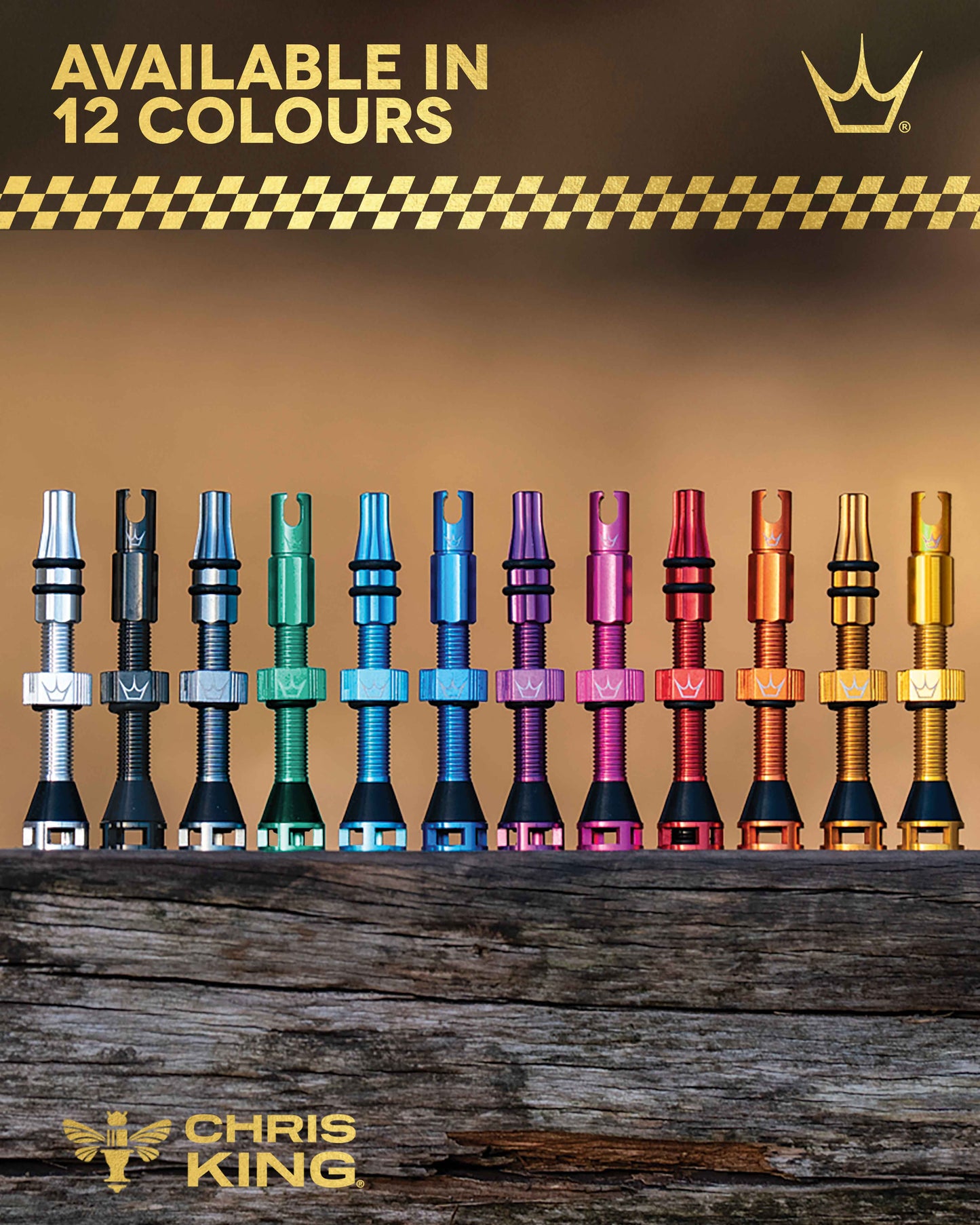 PEATY'S HOLESHOT FAST FLOW 60mm binnenbandloze ventielen (x2) Rood