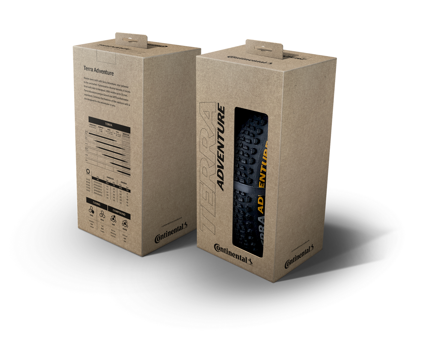CONTINENTAL TERRA ADVENTURE TRAIL GRIP 700x55c Tubeless Ready Zwart band