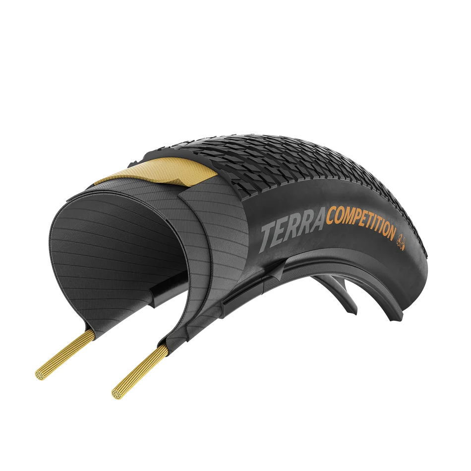 CONTINENTAL TERRA COMPETITION TRAIL GRIP 700x40c Tubeless Ready Bruine band