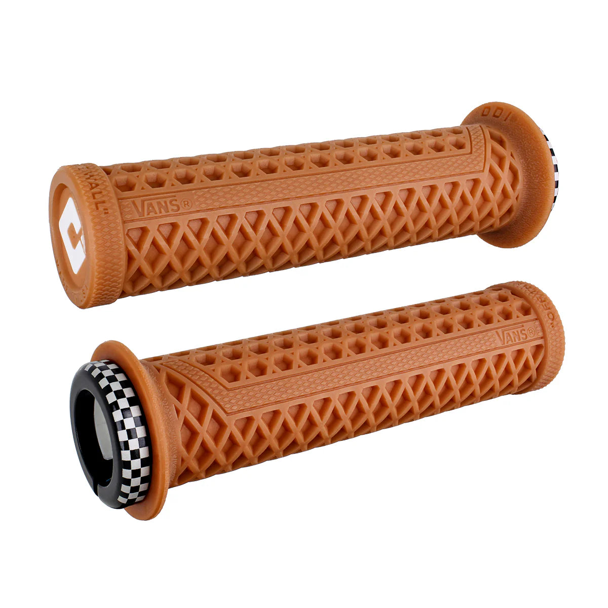 Handvatten ODI VANS V2.1 Lock-On 135 mm Bruin