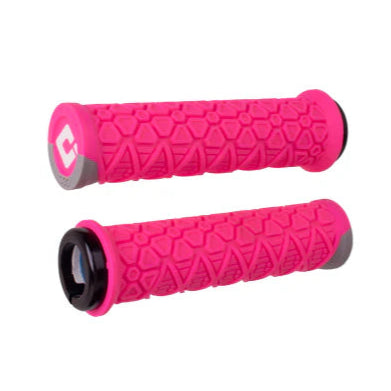 ODI VANQUISH Lock-On handvatten 135 mm Roze