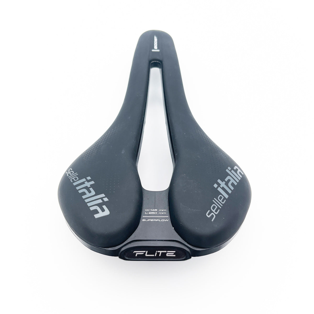 Zadel SELLE ITALIA FLITE BOOST SUPERFLOW L Rails Mangaan Zwart