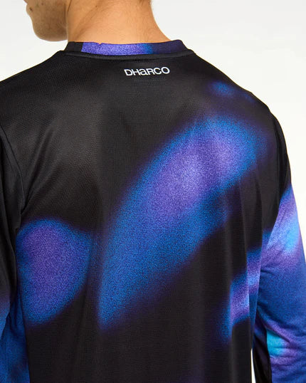 DHARCO RACE VORTEX Lange Mouw Trui Zwart/Paars