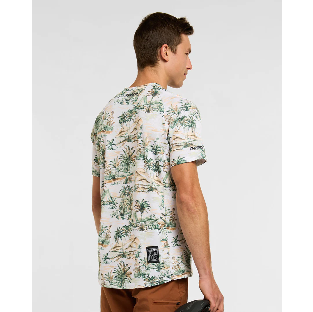 DHARCO LOST Korte Mouw Jersey Beige/Groen