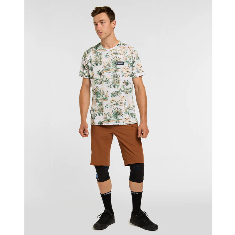 DHARCO LOST Korte Mouw Jersey Beige/Groen