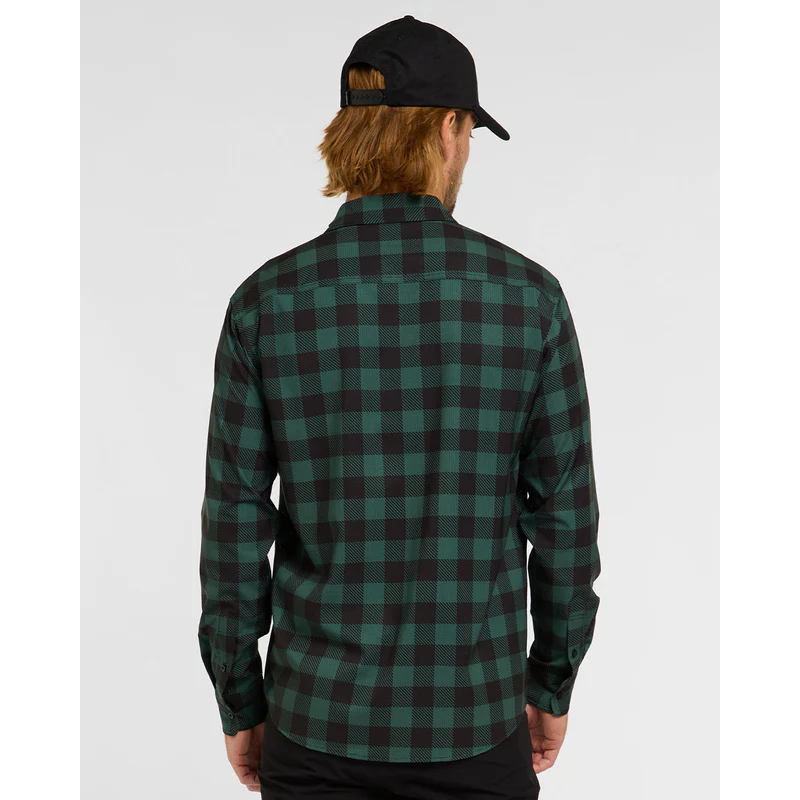 DHARCO TECH GUS Technisch Shirt Zwart/Kaki