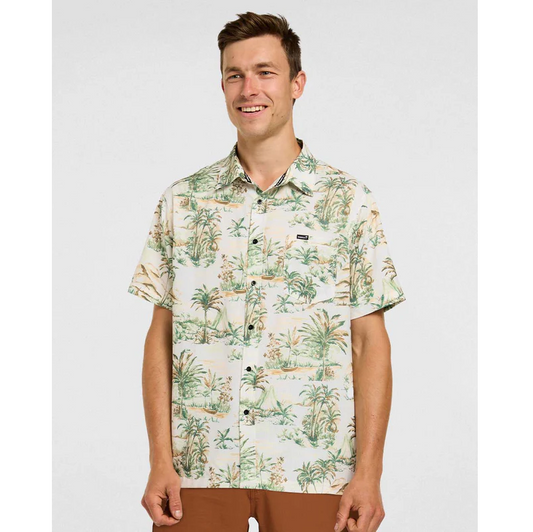 Technisch overhemd DHARCO TECH PARTY LOST Beige/Kaki