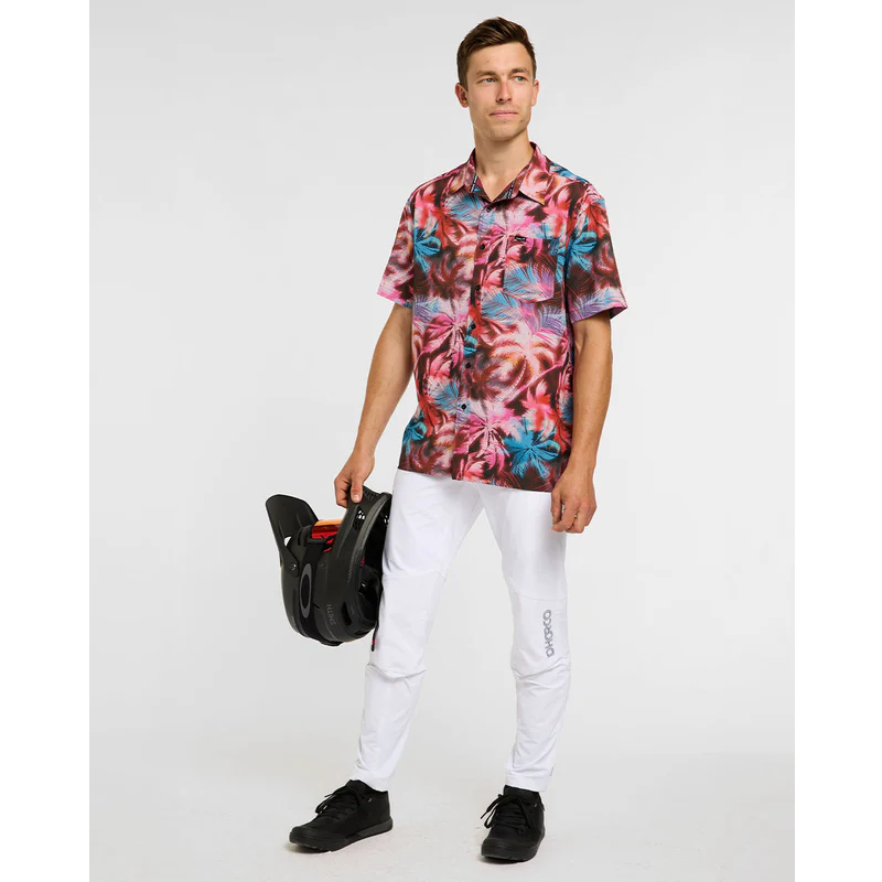 DHARCO TECH NEBULA Korte Mouw Roze Overhemd