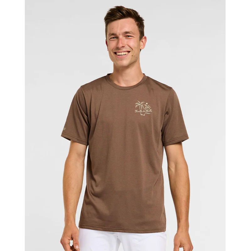 DAHRCO TECH HUSK T-Shirt Korte Mouw Bruin