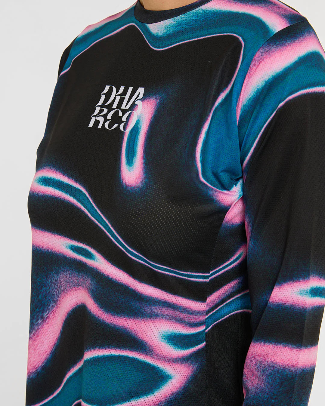 Damestrui DHARCO RACE AURORA Lange Mouw Zwart/Roze