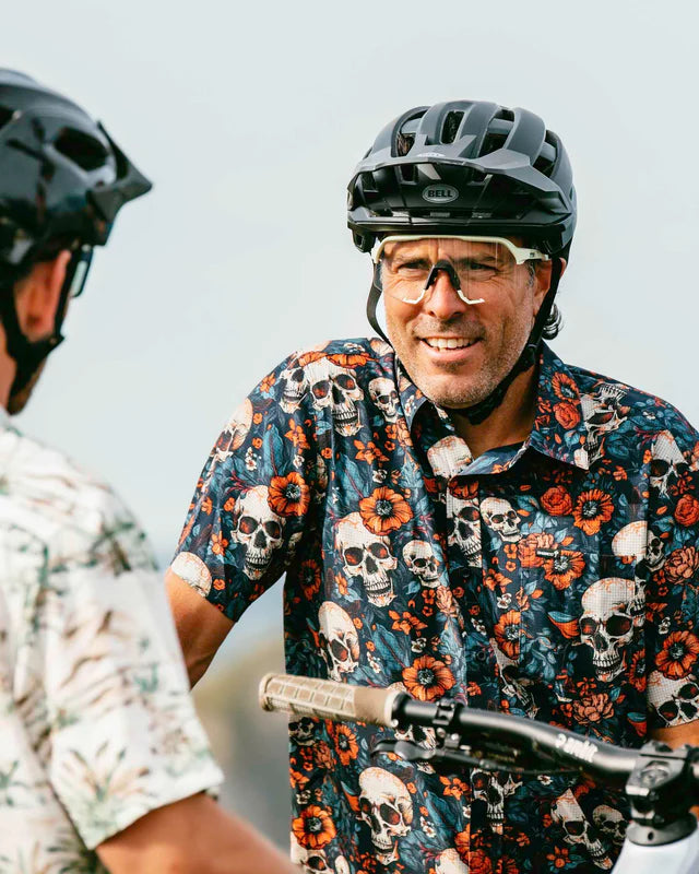 DHARCO TECH SKULLDUGGERY Shirt Korte Mouwen Blauw