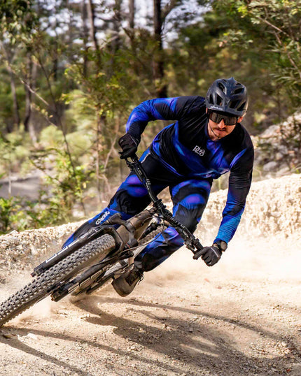 DHARCO RACE VORTEX Lange Mouw Trui Zwart/Paars