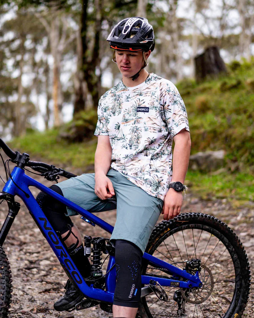 DHARCO LOST Korte Mouw Jersey Beige/Groen