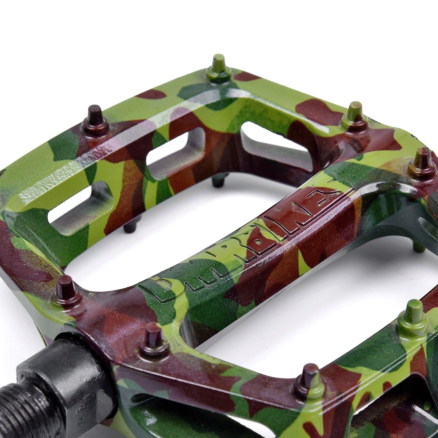 DMR V6 Platte Pedalen Camo Groen