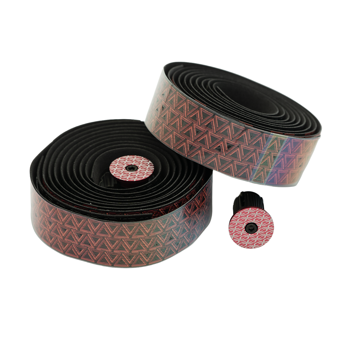 DEDA LOOP ophangband + EINDE-PLUG Zwart/Rood