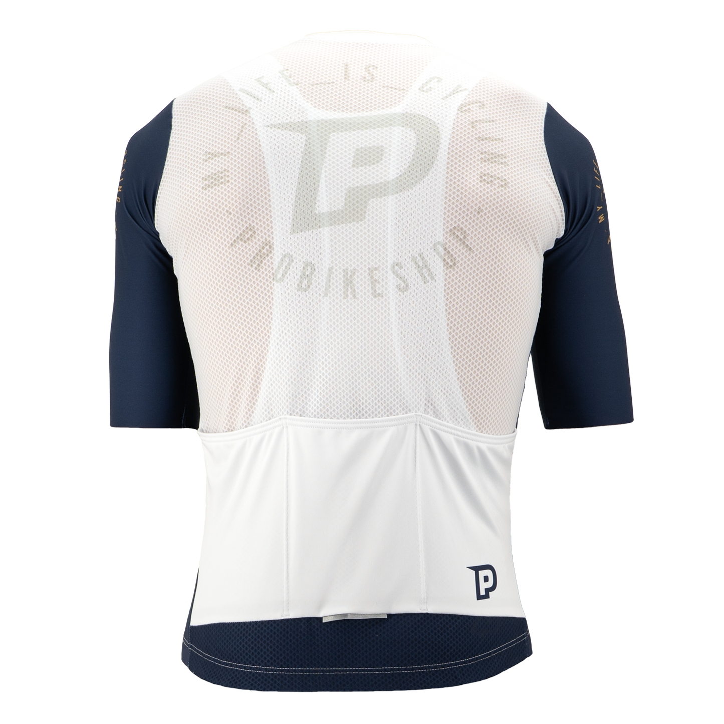 PROBIKESHOP Korte Mouw Trui Navy/Wit