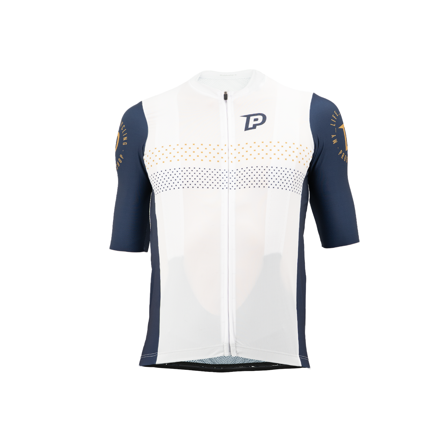 PROBIKESHOP Korte Mouw Trui Navy/Wit
