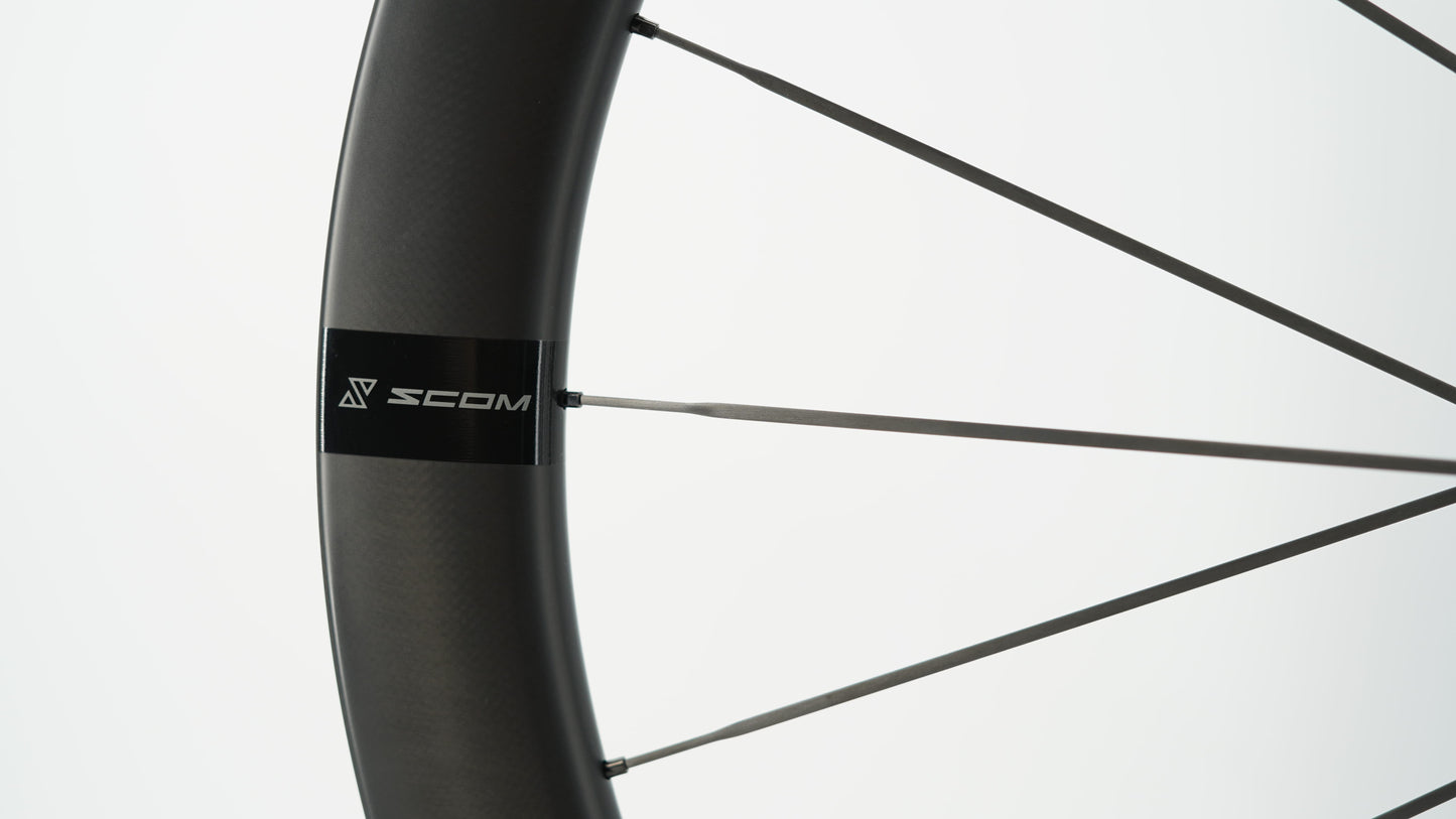 Paar SCOM ULTRA 50 Tubeless wielen (Center Lock)