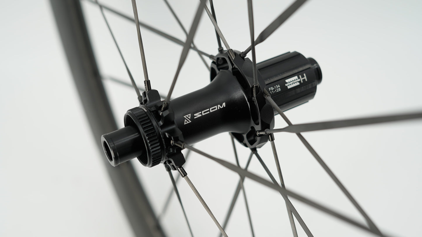 Paar SCOM RACE Tubeless wielen (Center Lock)