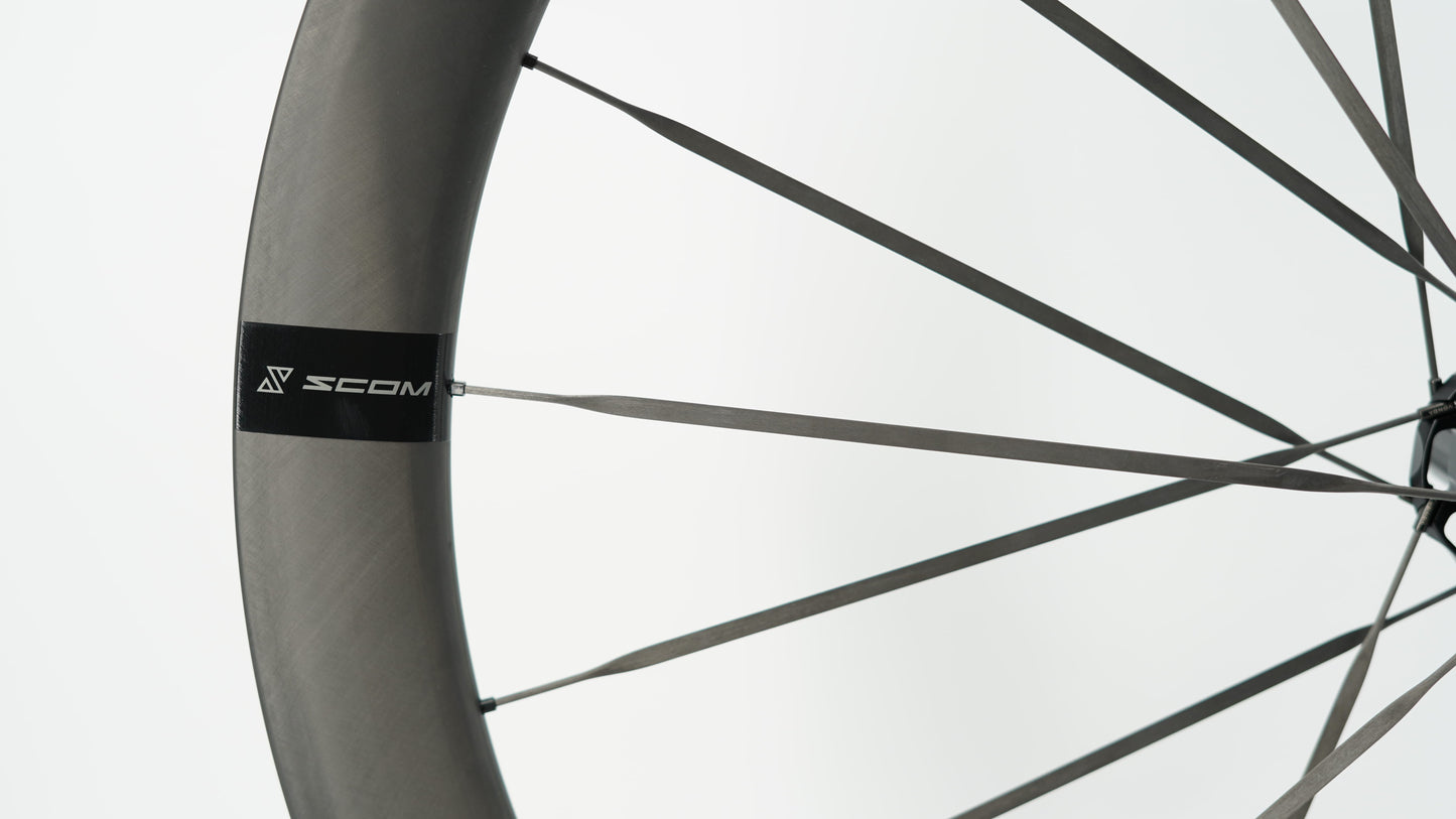 Paar SCOM RACE Tubeless wielen (Center Lock)