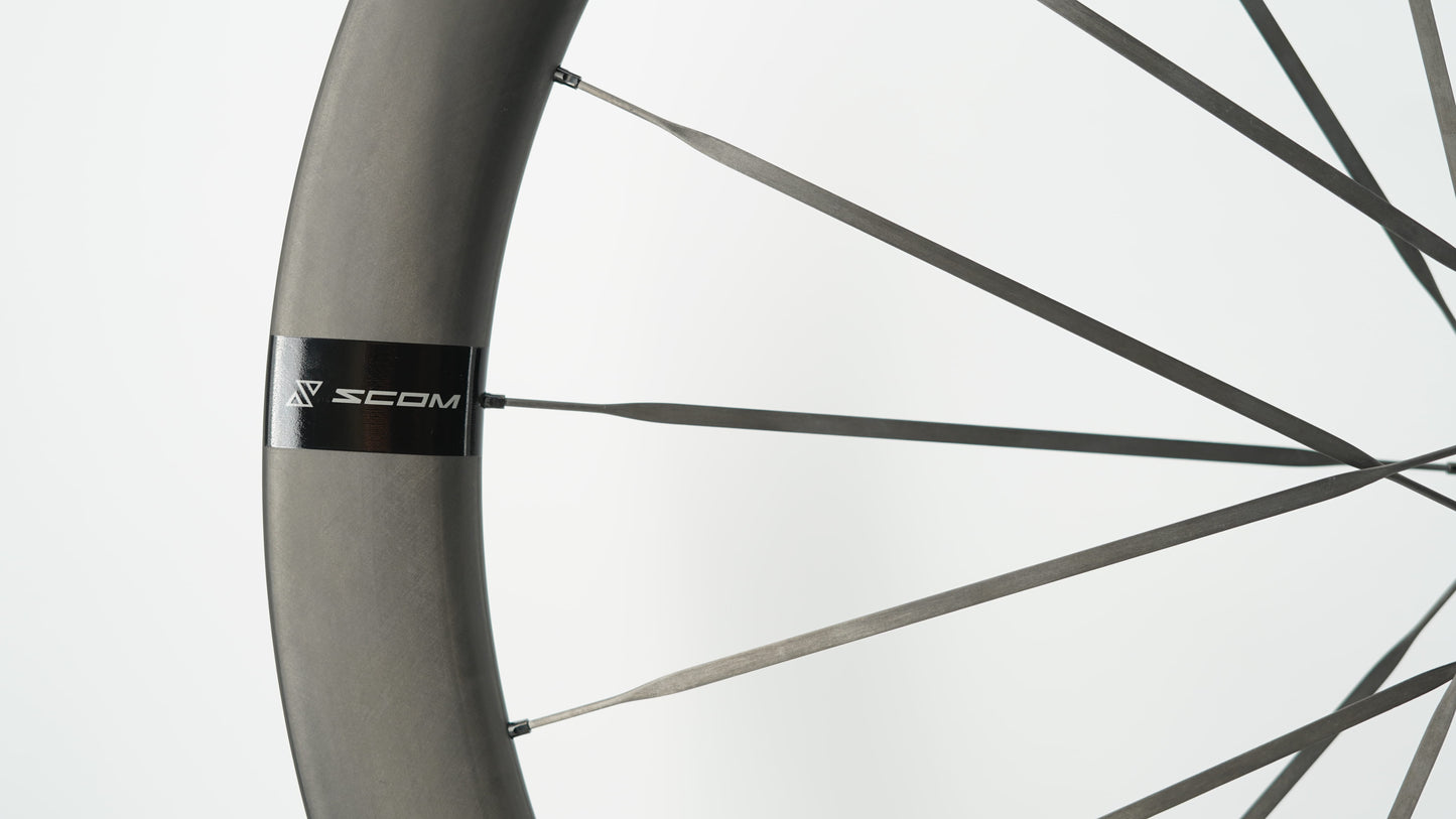 Paar SCOM RACE Tubeless wielen (Center Lock)