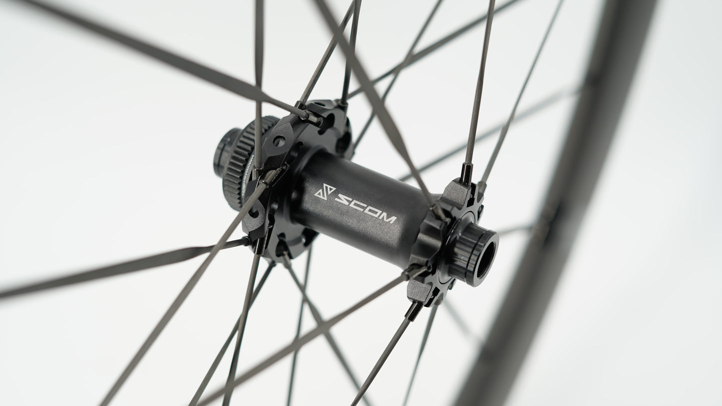 Paar SCOM RACE Tubeless wielen (Center Lock)