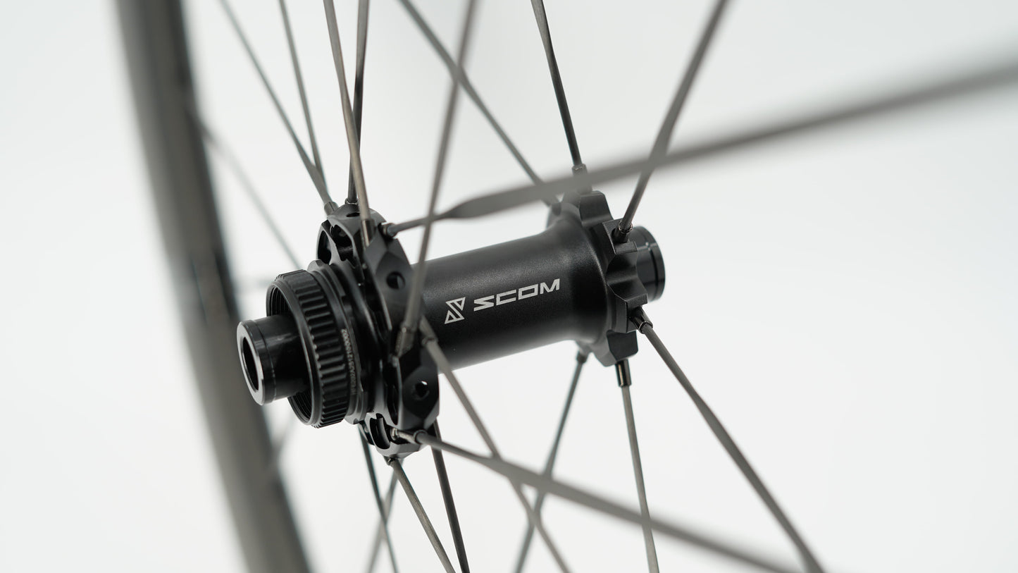 Paar SCOM RACE Tubeless wielen (Center Lock)