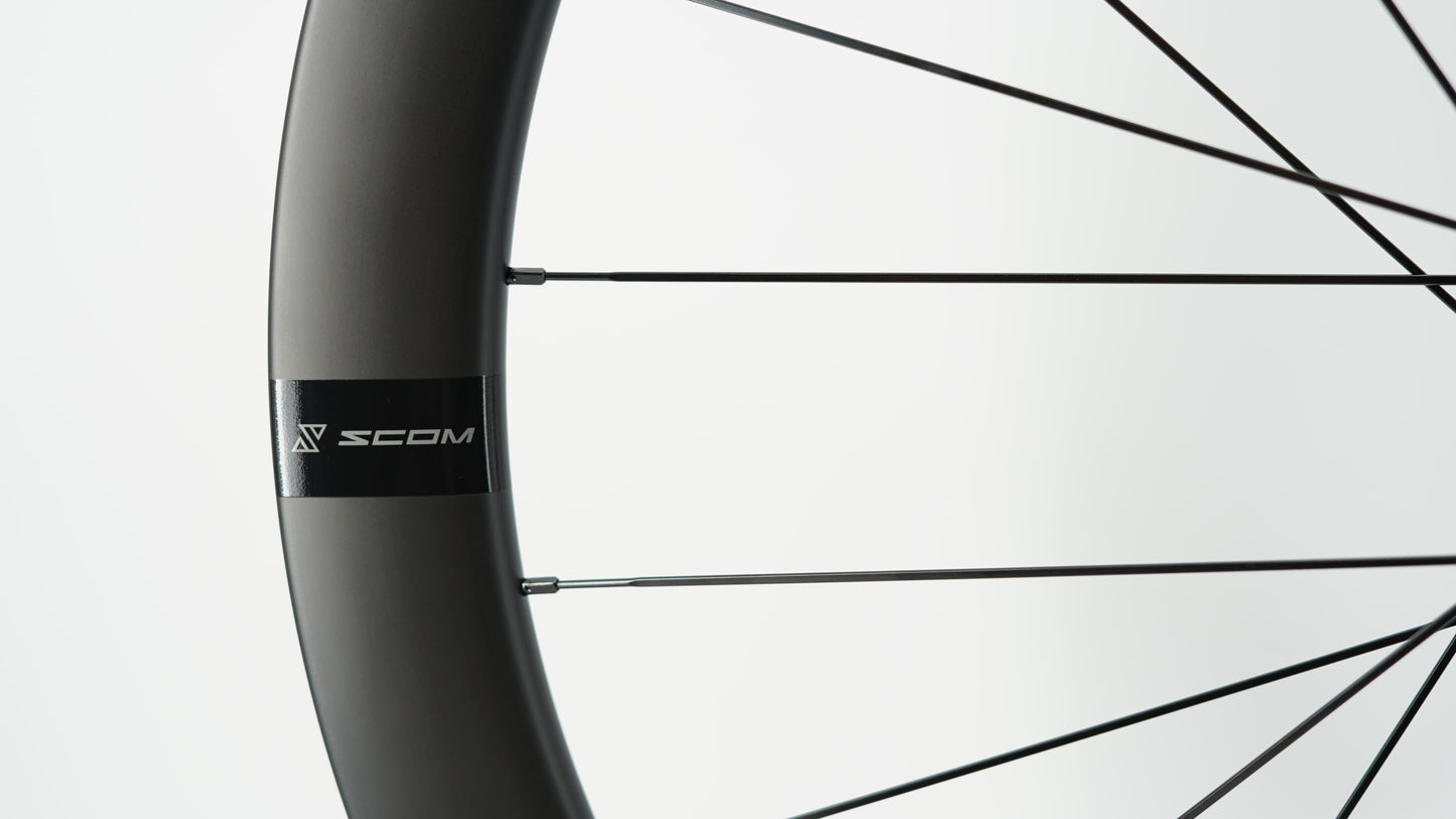 Paar SCOM CORSA 60 Tubeless wielen (Center Lock)