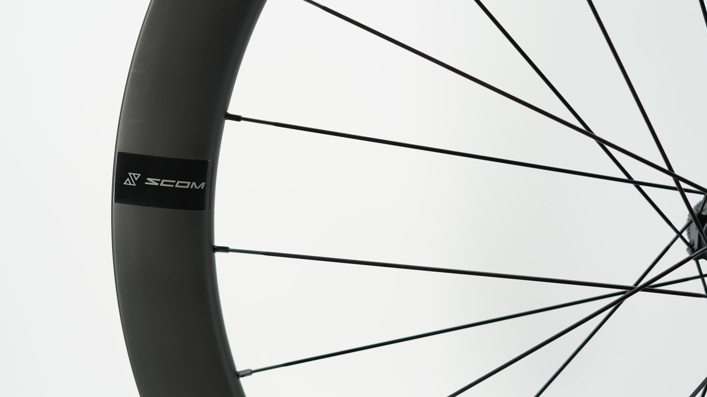 Paar SCOM CORSA 50 Tubeless wielen (Center Lock)