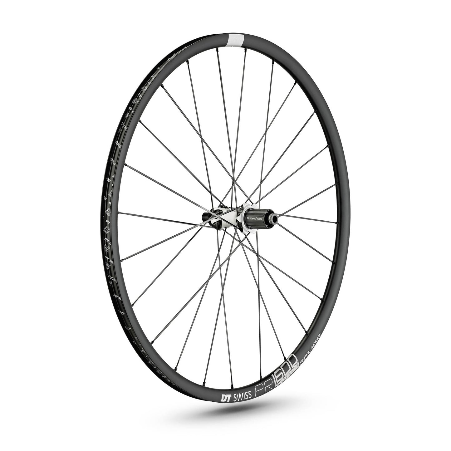 Paar DT SWISS PR 1600 SPLINE 23 DISC Tubeless Ready wielen (Center Lock)