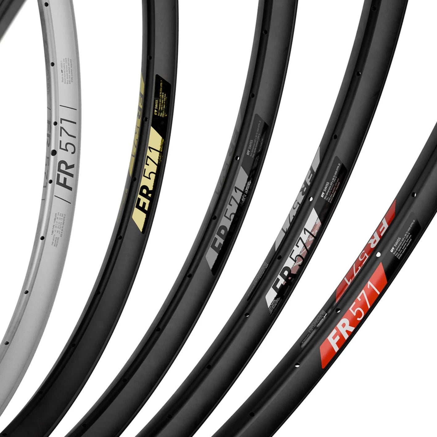DT SWISS FR 571 27,5'' 30 mm velg Zwart