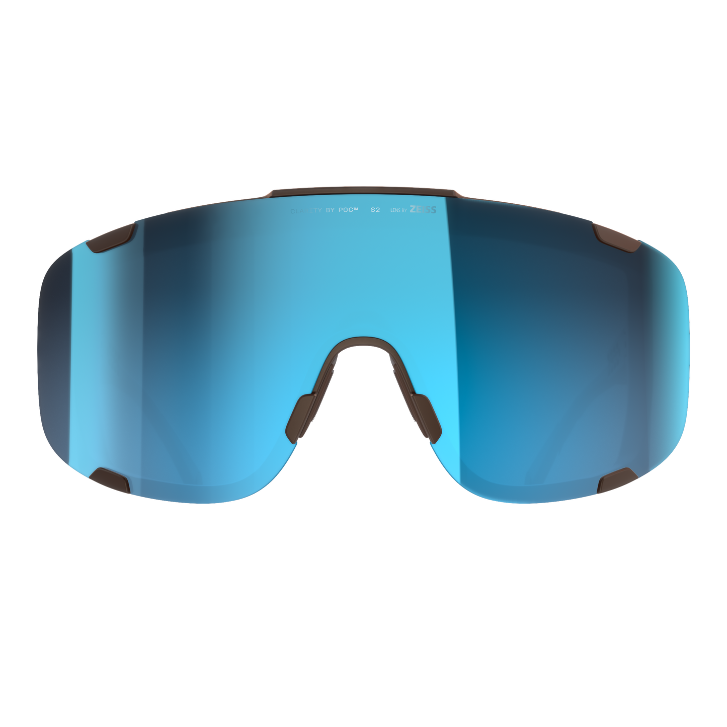 POC DEVOUR + Bronze Bril Helderheid Universeel Zonnig Turquoise Brilglas