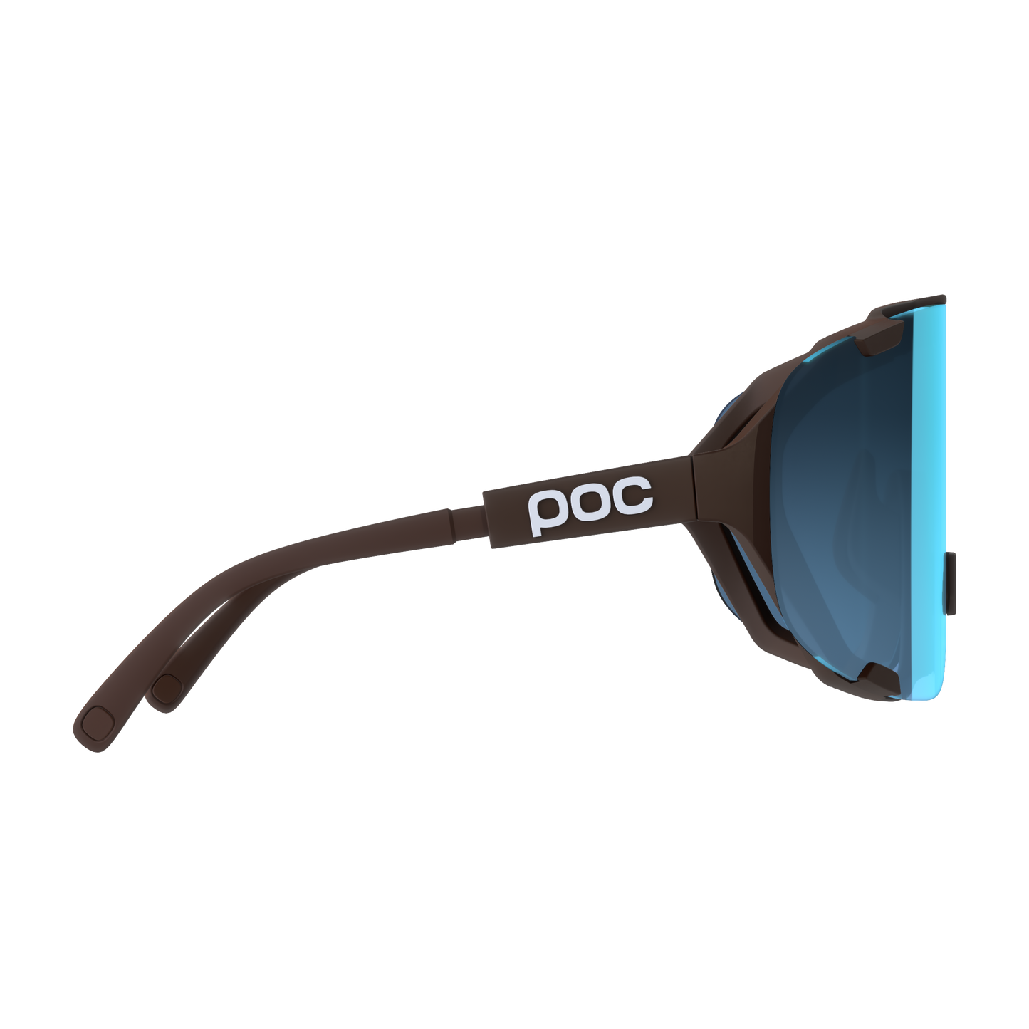 POC DEVOUR + Bronze Bril Helderheid Universeel Zonnig Turquoise Brilglas