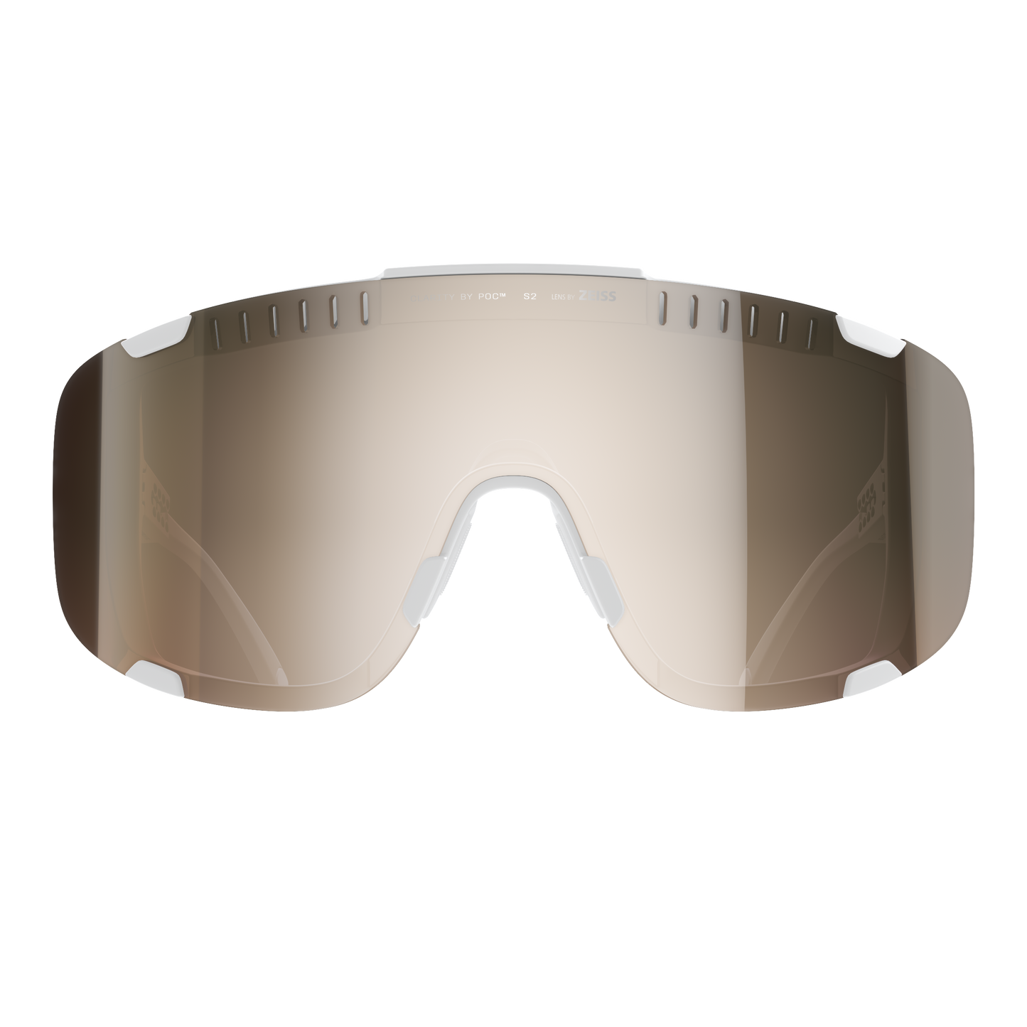 POC DEVOUR WF + Stofbril Wit/Karakter Trail/Deel Zonnig Zilver