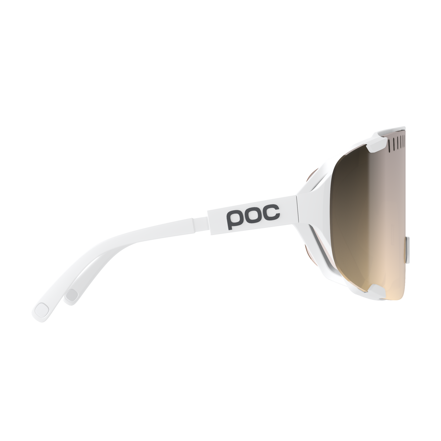 POC DEVOUR WF + Stofbril Wit/Karakter Trail/Deel Zonnig Zilver