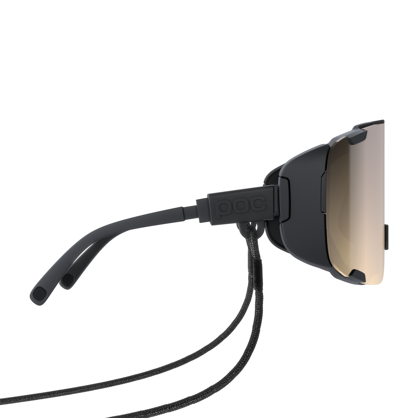 POC DEVOUR ULTRA + Bril Black Clarity Trail Deels zonnig Zilverglas