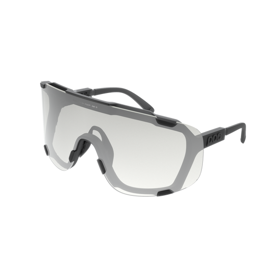 POC DEVOUR WF Photochromic Veiligheidsbril Doorschijnend Zwart/Clarity Photochromic/Changeable Grey