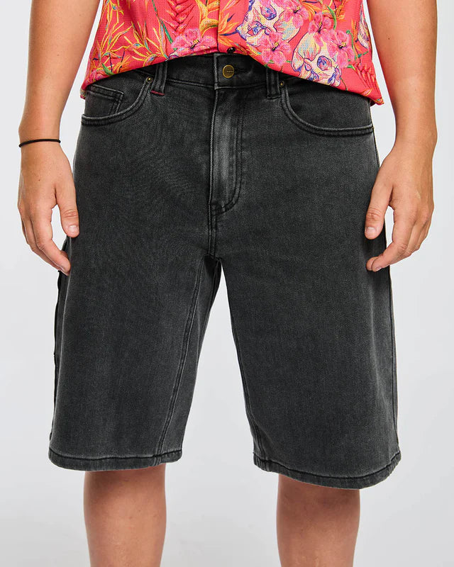 DHARCO JORT UNISEX COASTAL WASH Korte broek Zwart