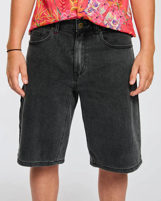 DHARCO JORT UNISEX COASTAL WASH Korte broek Zwart