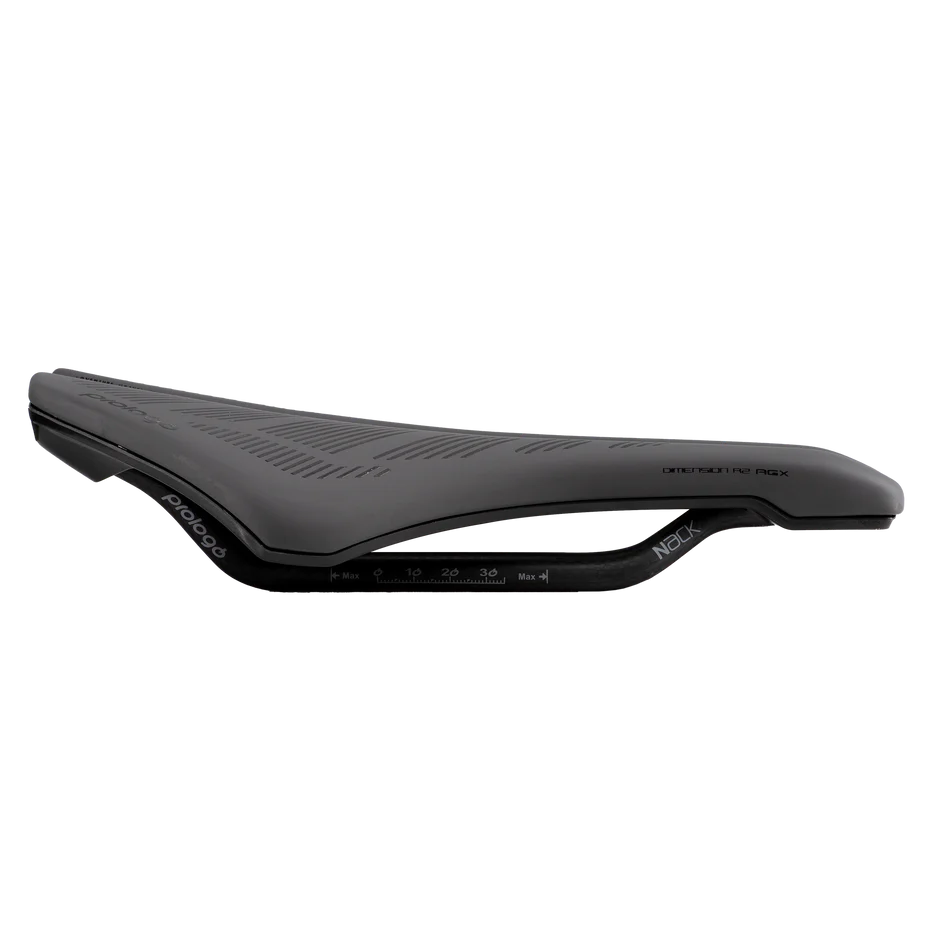 PROLOGO DIMENSION R2 AGX 143mm Zadel Nack Rails Zwart