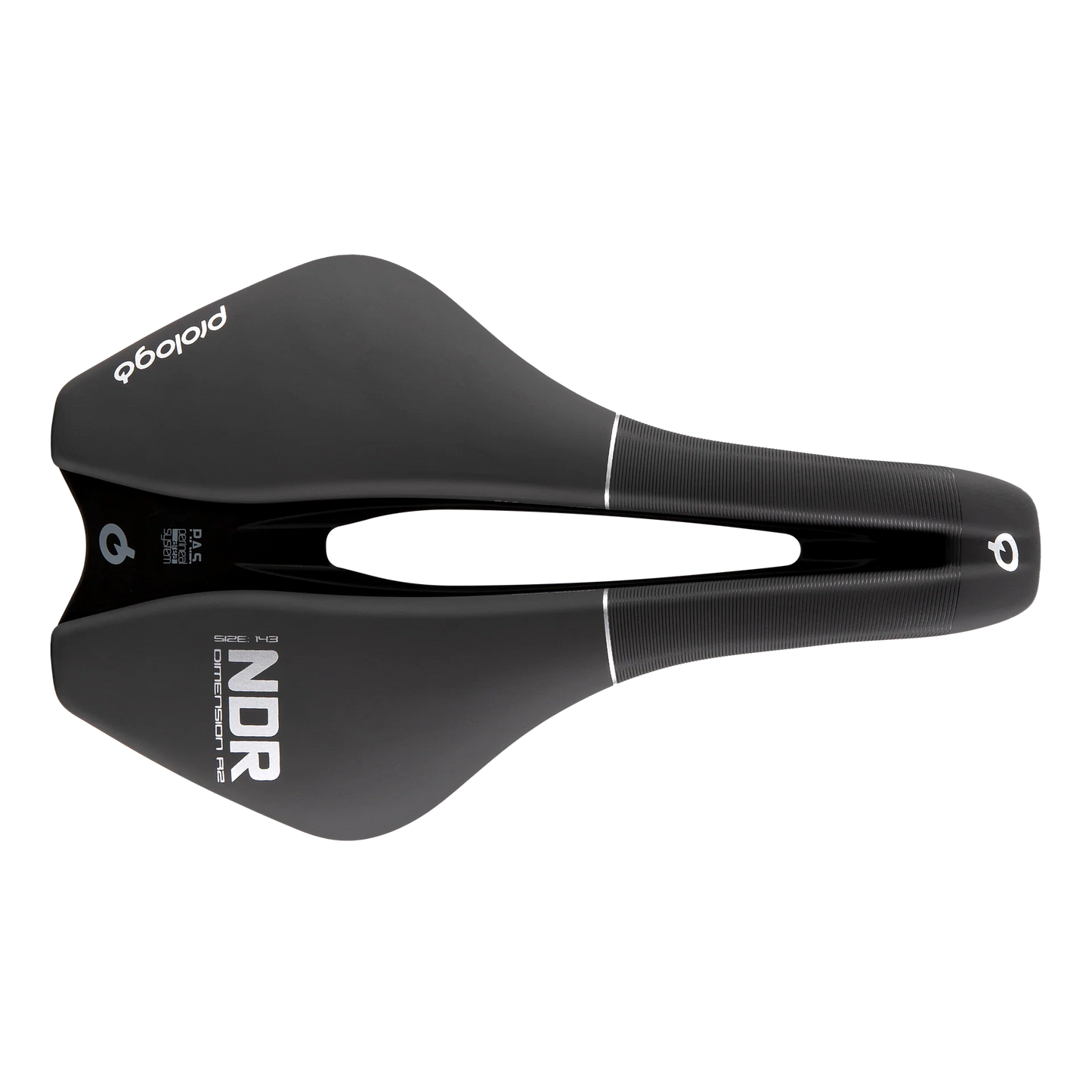 Zadel PROLOGO DIMENSION R2 NDR 143mm Rails Nack Zwart